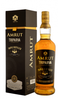 Amrut Triparva Triple Distilled, GIFT, 50%, 0.7 L (darčekové balenie)