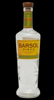 Barsol Pisco Mosto Verde Italia, 41.8%, 0.7 L (čistá fľaša)
