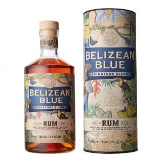 Belizean Blue Signature Blend, GIFT, 40%, 0.7 L (darčekové balenie)