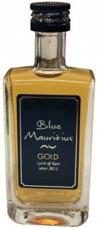Blue Mauritius Gold Rum, MINI, 40%, 0.05 L (čistá fľaša)
