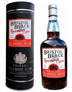 Bristol Classic Rum Black Spiced, GIFT, 42%, 0.7 L (darčekové balenie)