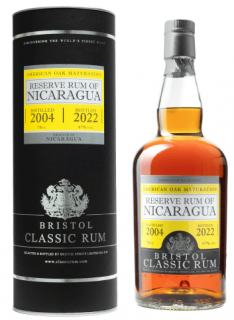 Bristol Classic Rum Nicaragua 2004 American Oak, GIFT, 47%, 0.7 L (darčekové balenie)