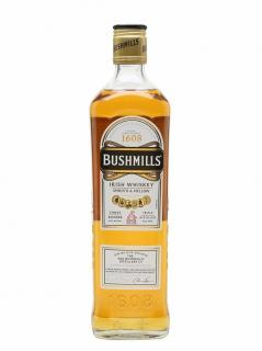 Bushmills Irish Whiskey, 40%, 0.7 L (čistá fľaša)