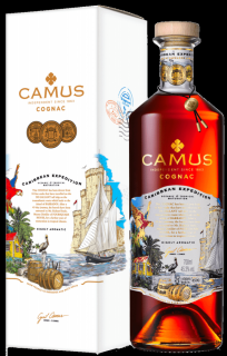 Camus Carribean Expedition, GIFT, 45.3%, 0.7 L (darčekové balenie)