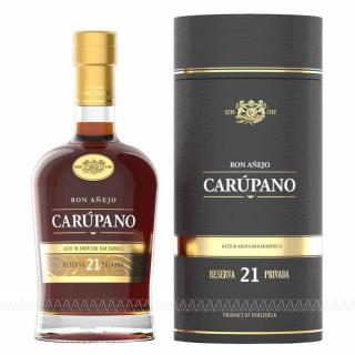 Carúpano Reserva Privada 21 Rum, GIFT, 40%, 0.7 L (darčekové balenie)