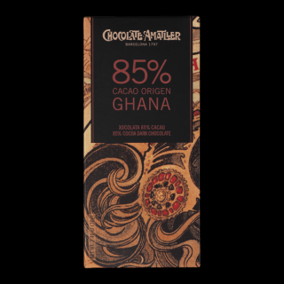 Chocolate Amatller 85% Ghana, 70g (čistá fľaša)