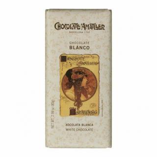 Chocolate Amatller Biela čokoláda, 85g (čistá fľaša)