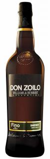 Don Zoilo Fino Sherry, 15%, 0.75 L (čistá fľaša)