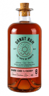 Donut Rum – Dark Choc & Cherry, 40%, 0.5 L (čistá fľaša)