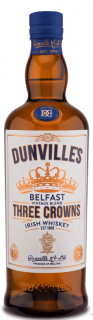 Dunville's Three Crown, 43.5%, 0.7 L (čistá fľaša)