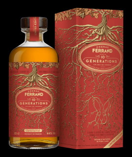 Ferrand Cognac 10 Générations Port Cask Limited Edition, GIFT, 44%, 0.5 L (darčekové balenie)