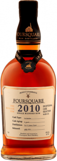 Foursquare 2010 Cask Strength, 60%, 0.7 L (čistá fľaša)