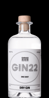 Garage 22 Gin22 One Shot, 42%, 0.5 L (čistá fľaša)