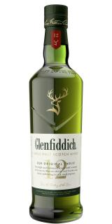 Glenfiddich 12 Y.O., 40%, 0.7 L (čistá fľaša)