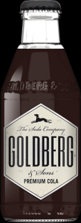 Goldberg Premium Cola, 0%, 0.2 L (čistá fľaša)