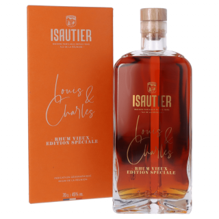 Isautier Louis & Charles Edition Spéciale, GIFT, 45%, 0.7 L (darčekové balenie)