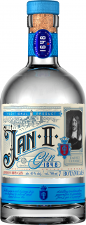 Jan II London Dry Gin, 40%, 0.7 L (čistá fľaša)