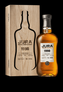 Jura 1990 Single Malt Whisky, GIFT, 46.5%, 0.7 L (darčekové balenie)
