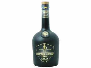 Karpatské Brandy Špeciál Chardonnay, 42%, 0.7 L (čistá fľaša)