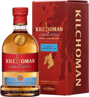 Kilchoman Bourbon Single Cask 11 Y.O., GIFT, 55.2%, 0.7 L (darčekové balenie)