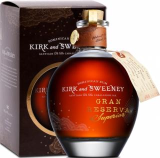 Kirk and Sweeney Gran Reserva Superior, GIFT, 40%, 0.7 L (darčekové balenie)