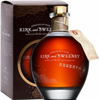 Kirk and Sweeney Reserva, GIFT, 40%, 0.7 L (darčekové balenie)