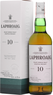 Laphroaig 10 Y.O., GIFT, 40%, 0.7 L (darčekové balenie)