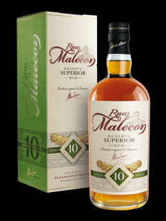 Malecon 10 Y.O., GIFT, 40%, 0.7 L (darčekové balenie)