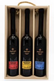 Marsen darčekový set, 3 x 0.1 L, GIFT, 42.3%, 0.3 L (darčekové balenie)