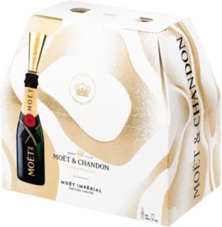 Moët & Chandon Brut Impérial, 6 x 0.2 L,  GIFT, 12%, 0.8 L (darčekové balenie)