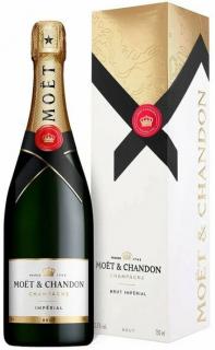 Moët & Chandon Brut Impérial, Gift, 12%, 0.75 L (čistá fľaša)