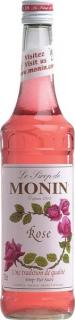 Monin Rose - Ruža, 0.7 L (čistá fľaša)