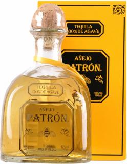 Patrón Añejo Tequila, 40%, 0.7 L (čistá fľaša)