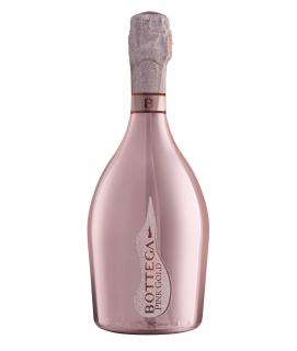 Prosecco Bottega Pink Gold, 11.5%, 0.75 L (čistá fľaša)