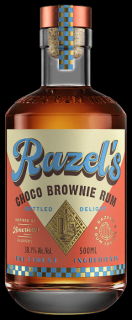 Razel’s Choco Brownie Rum, 38.1%, 0.5 L (čistá fľaša)