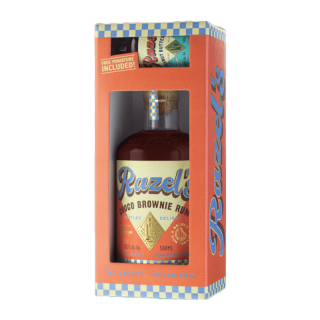 Razel’s Choco Brownie Rum Special Pack, GIFT, 38.1%, 0.55 L (darčekové balenie)