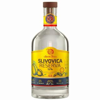 Reserva Slivovica, 52%, 0.7 L (čistá fľaša)