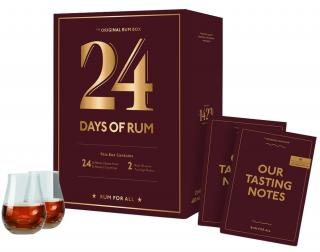 Rumový kalendár - 24 Days of Rum (2021), GIFT, 42.9%, 0.48 L (darčekové balenie)