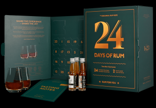 Rumový kalendár – 24 Days of Rum (2022), 43.7%, 0.48 L (čistá fľaša)