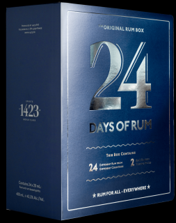 Rumový kalendár – 24 Days of Rum (2023), 42.5%, 0.48 L (čistá fľaša)