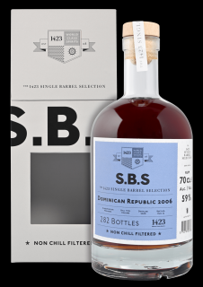 S.B.S Dominican Republic 2006, GIFT, 59%, 0.7 L (darčekové balenie)