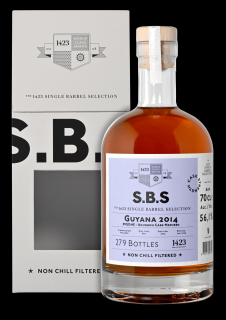 S.B.S Guyana 2014 PM/DHE, GIFT, 56.1%, 0.7 L (darčekové balenie)