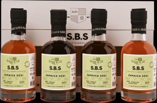 S.B.S Jamaica 2021 WPE Giftbox, 4x 0.2 L GIFT, 62.5%, 0.8 L (darčekové balenie)