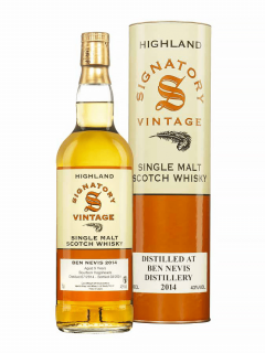 Signatory Ben Nevis 2014, 9 Y.O., GIFT, 43%, 0.7 L (darčekové balenie)