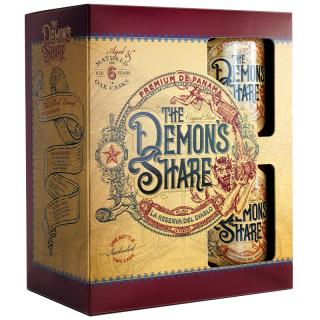 The Demon's Share Rum Set, GIFT, 40%, 0.7 L (darčekové balenie)