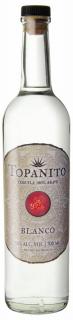 Topanito Blanco 100% Agave Tequila, 50%, 0.7 L (čistá fľaša)