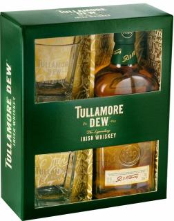 Tullamore Dew + poháre, GIFT, 40%, 0.7 L (darčekové balenie)