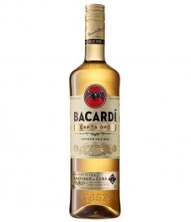 Bacardi Carta Oro 0,7l 37,5% (čistá fľaša)