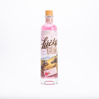 Lúčky Gin Pink 0,7l 37,5% (čistá fľaša)