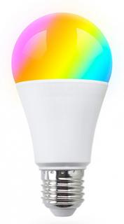 3x Smart žiarovka Aluzan Color Sun E27 WiFi - 9W, 1000lm, RGBW, 16 mil. farieb, nastaviteľná teplota svetla, hlasové ovládanie